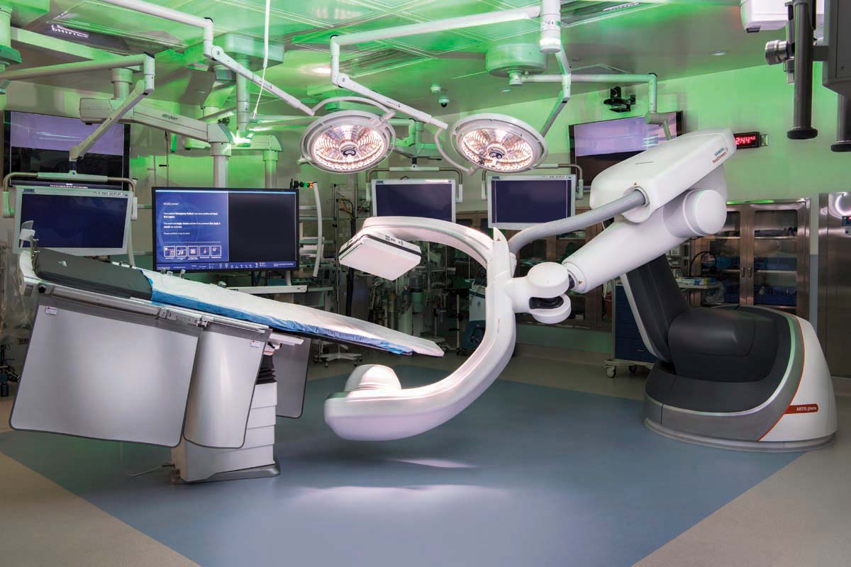 an image of the robotic imaging system at Emory Saint Joseph’s Hospital
